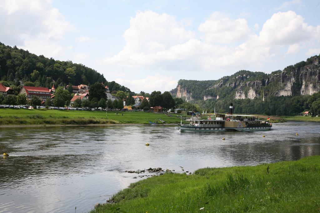Landpension Bielatal - Raum Экстерьер фото